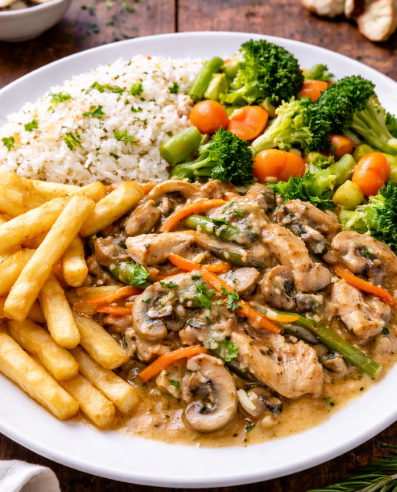 CHICKEN STROGANOFF